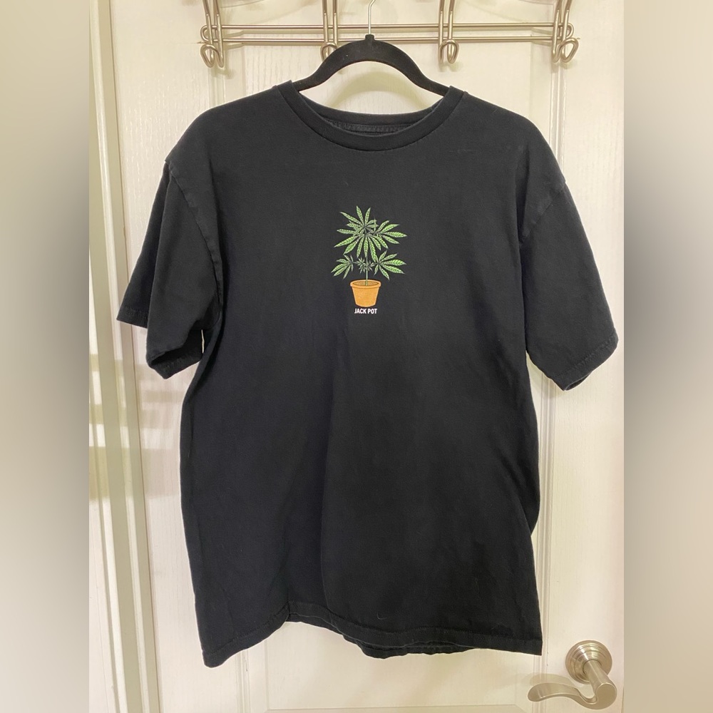PacSun Men’s T-shirt Black Jack Pot Medium